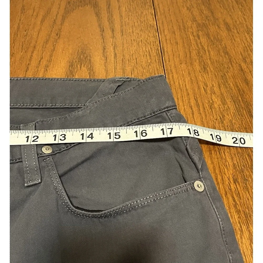 Hudson Sartor Slouchy‎ Skinny Jeans Men's 32x34 Blue Button Fly Solid Cotton